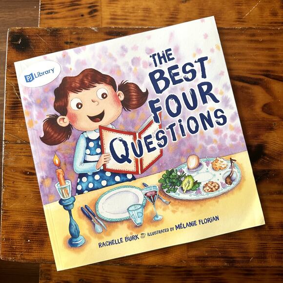 PJ Library The Best Four Questions Seder Jewish Paperback Book - Picture 1 of 8